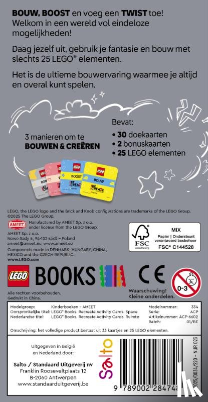  - Lego ReCreate Activity Cards: Ruimte