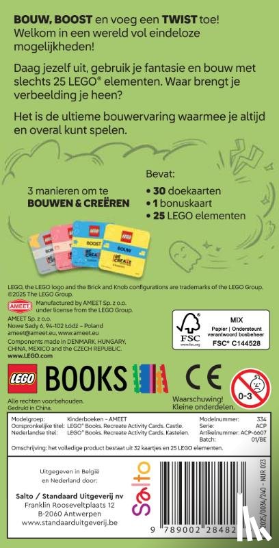  - Lego ReCreate Activity Cards: Kastelen