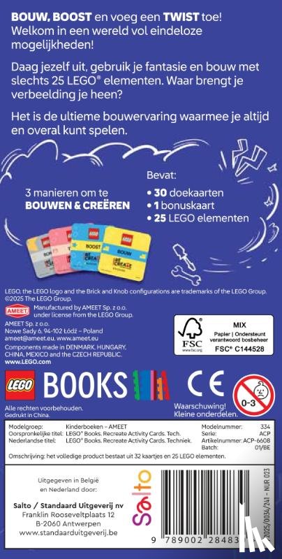  - Lego ReCreate Activity Cards: Techniek