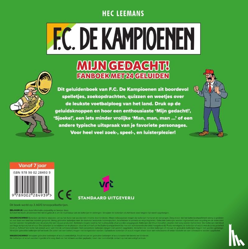 Hec Leemans - Mijn gedacht! Fanboek met 24 geluiden