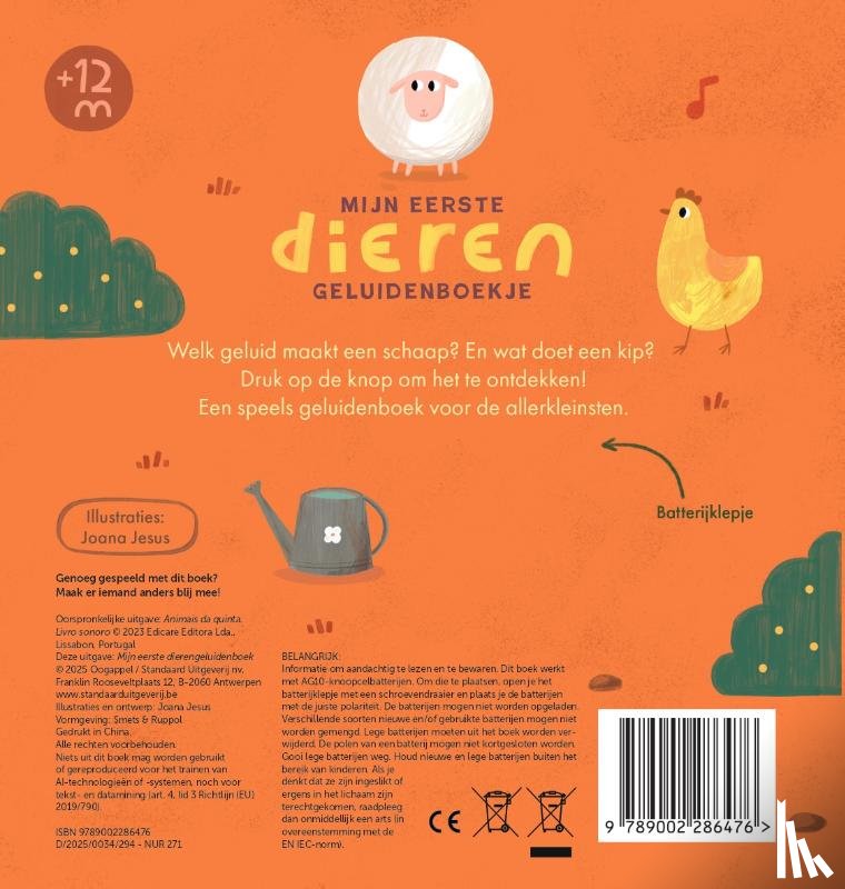 Jesus, Joana - Mijn eerste dierengeluidenboekje