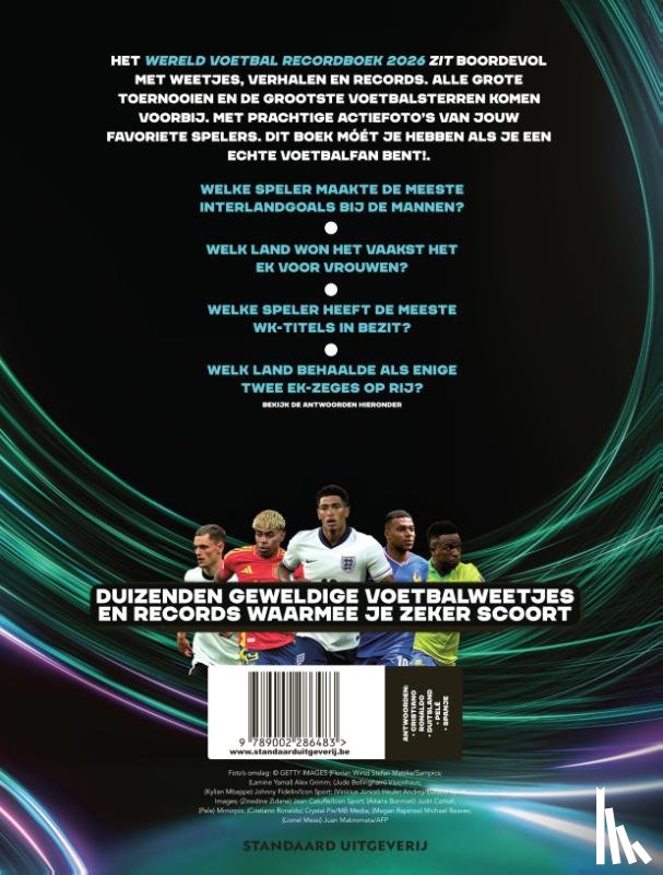 Radnedge, Keir - Wereldvoetbalrecordboek 2026