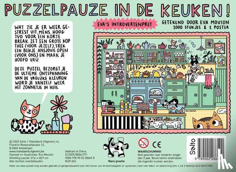 Mouton, Eva - Eva's introvertenpret: Puzzelpauze in de keuken
