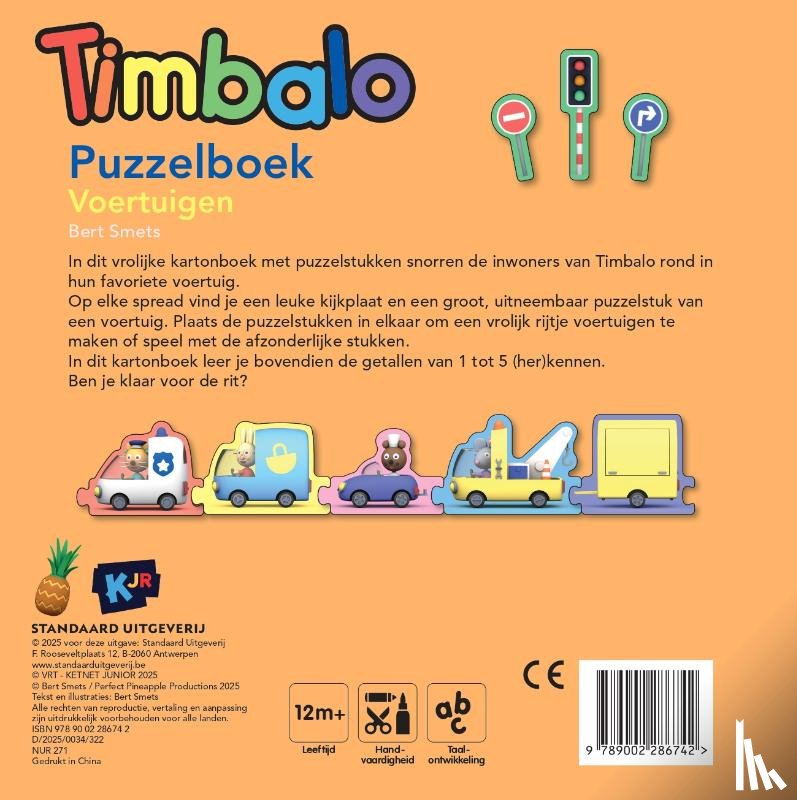 Smets, Bert - Timbalo: Puzzelboek voertuigen