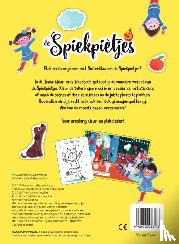 Vanderheyden, Thais - Spiekpietjes: Plakken en kleuren