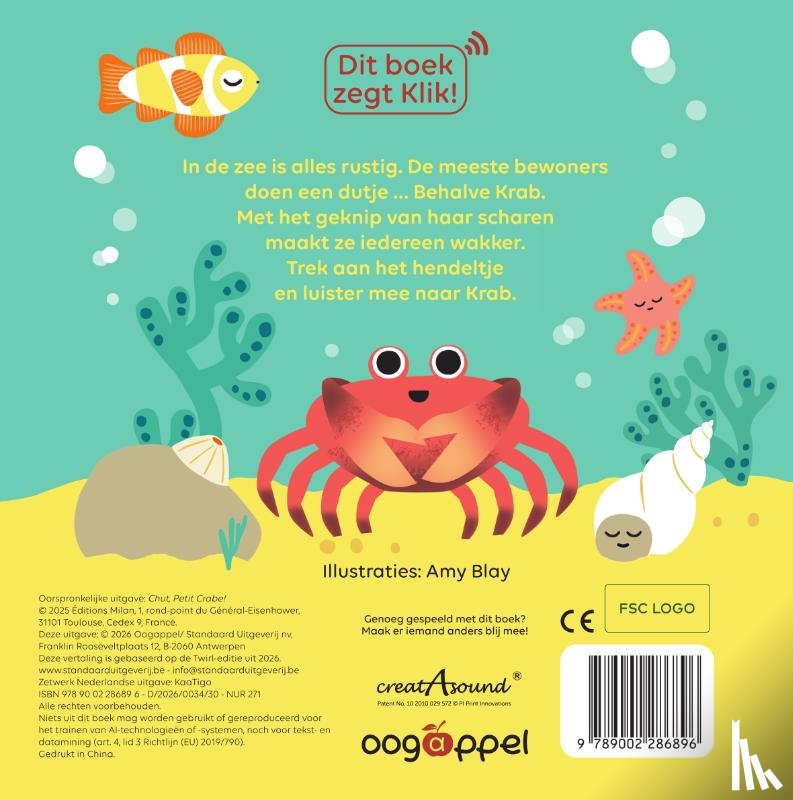 Blay, Amy - Klik-klik, ik ben een krab!