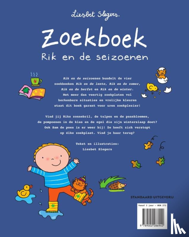 Slegers, Liesbet - Zoekboek Rik en de seizoenen