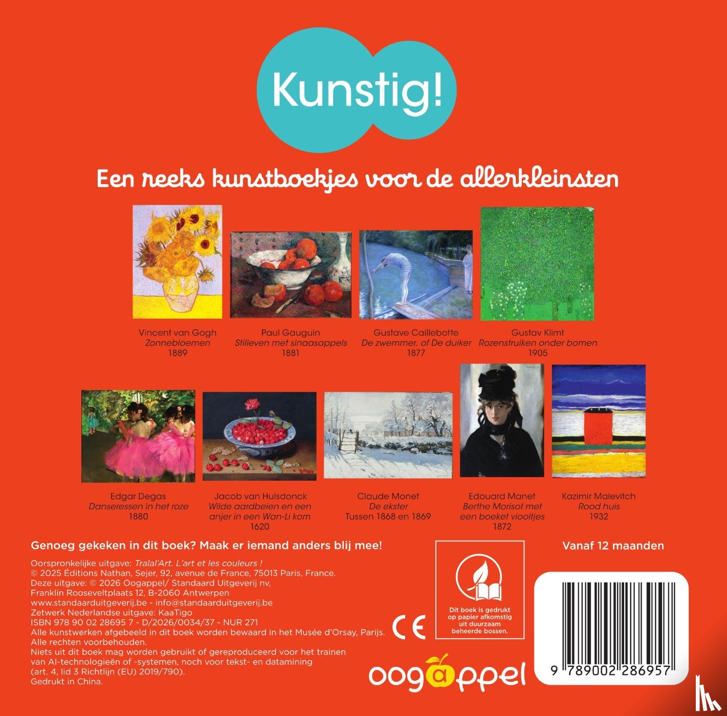  - Mijn eerste boekje over kunst: Kleuren