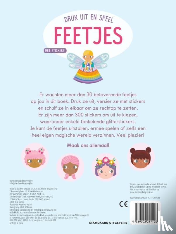 - Druk uit en speel: Feetjes