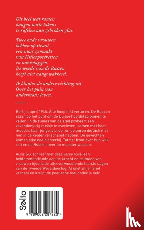 Sax, Aline - Wat ons nog rest - luxe-editie