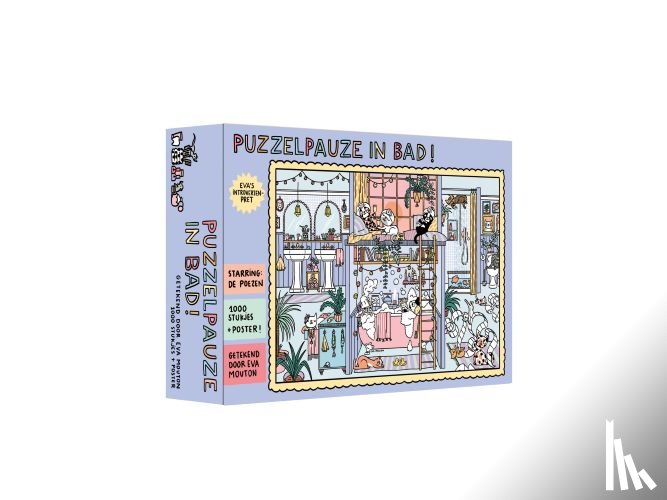 Mouton, Eva - Eva's introvertenpret- Puzzelpauze in bad