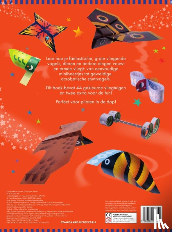  - Grooooote papieren dierenvliegtuigen