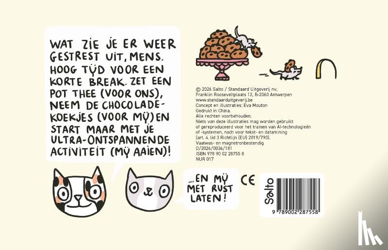 Mouton, Eva - Eva's kattenkopjes: Even pauze met de poezen
