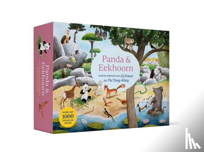 Tjong Khing, Thé, Franck, Ed - Panda & Eekhoorn Puzzel met 1000 stukjes