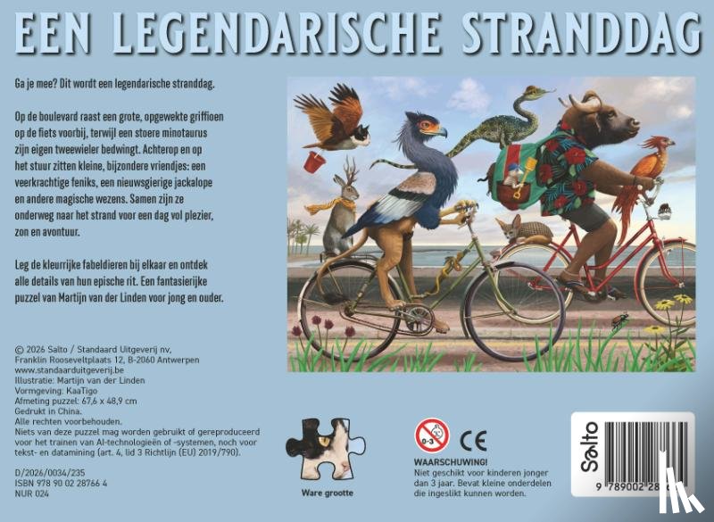 van der Linden, Martijn - Puzzel Een legendarische stranddag