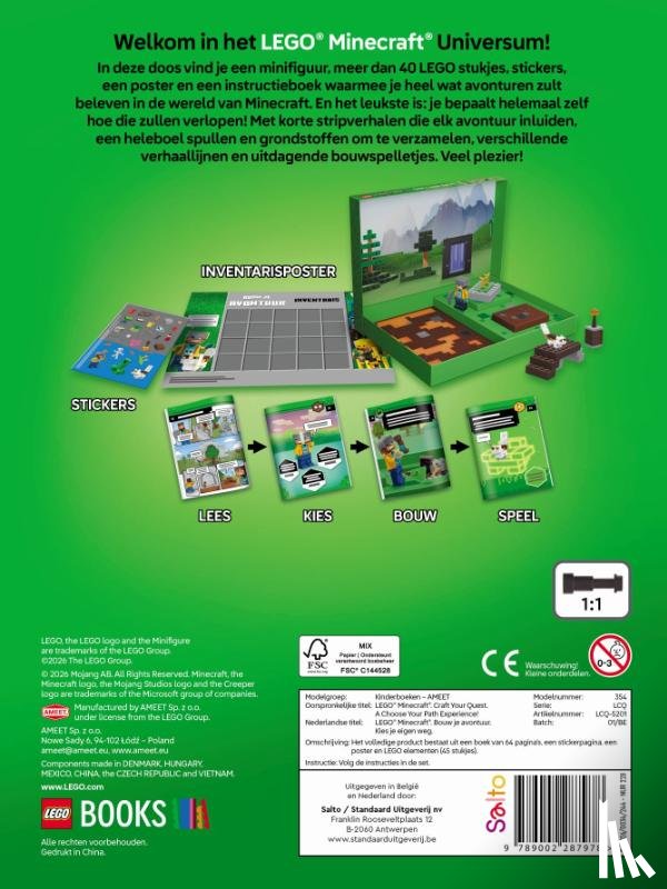  - LEGO® Minecraft® Bouw je avontuur. Kies je eigen weg