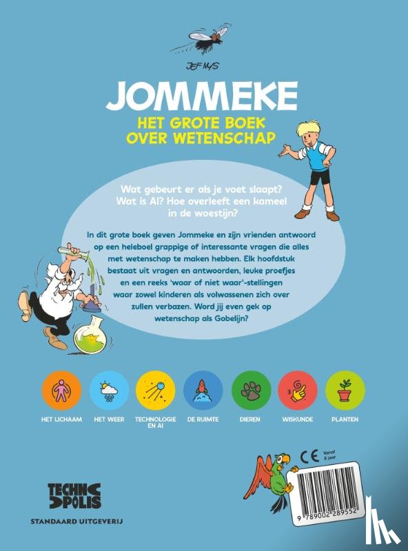 Nys, Jef - Jommeke Het grote boek over de wetenschap