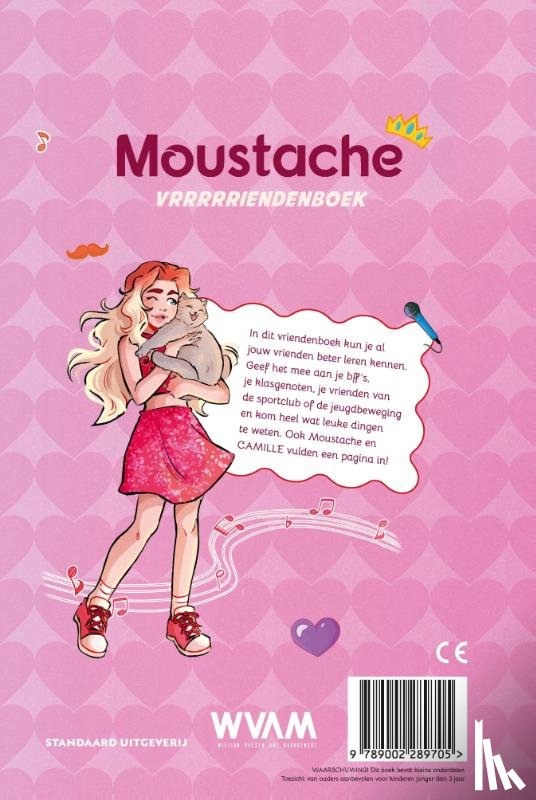 CAMILLE - Moustache vrrrrriendenboek