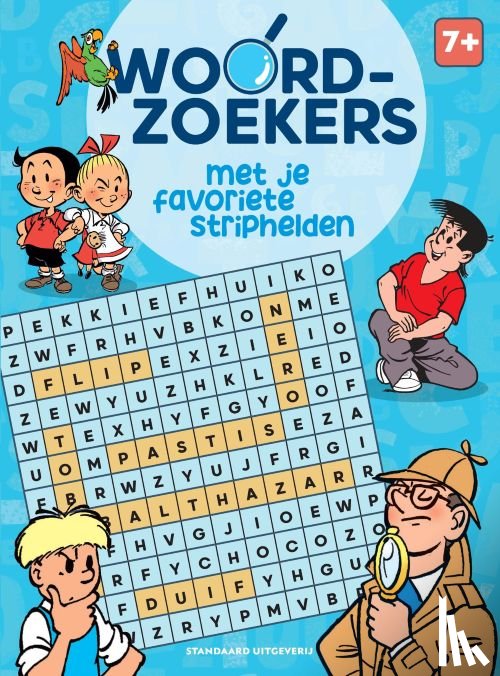 Hec Leemans - Woordzoekers met je favoriete striphelden 7+