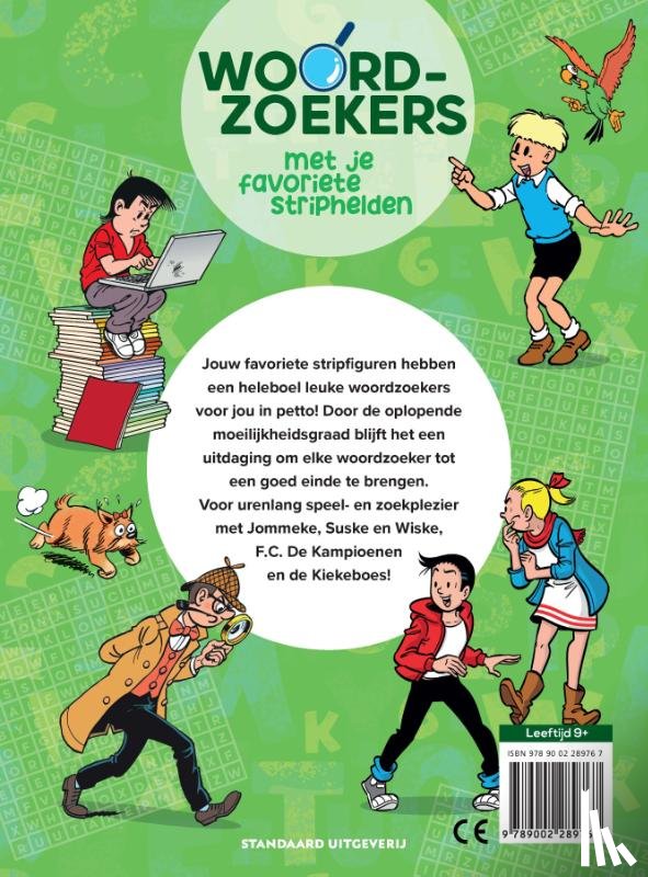 Hec Leemans - Woordzoekers met je favoriete striphelden 9+