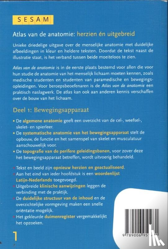 Platzer, Werner - deel 1 Bewegingsapparaat