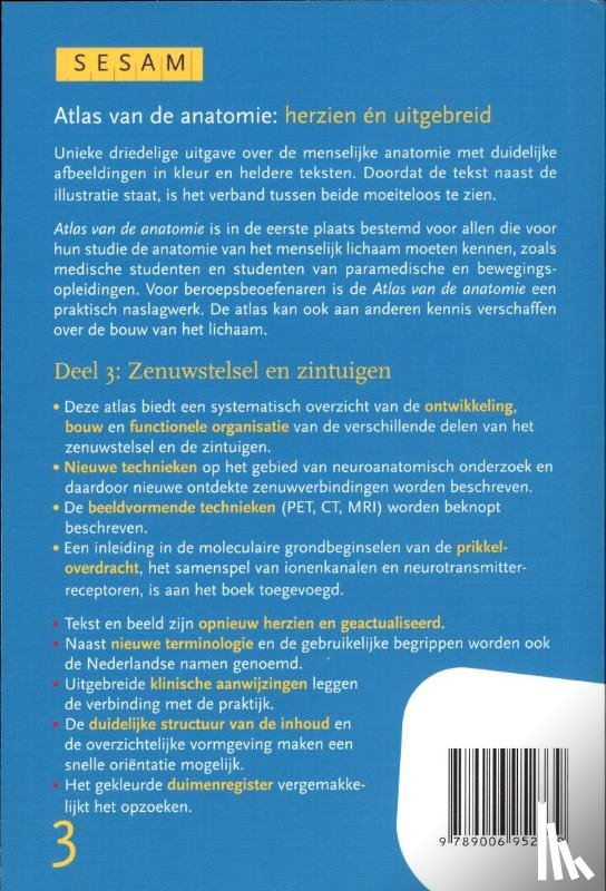 Kahle, Werner - 3 Zenuwstelsel en zintuigen