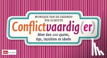 Griendt, Monique van de, Schutte, Eva - Conflictvaardig(er)