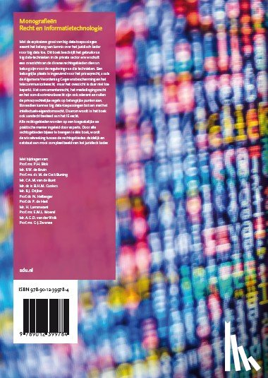  - Big data en het recht