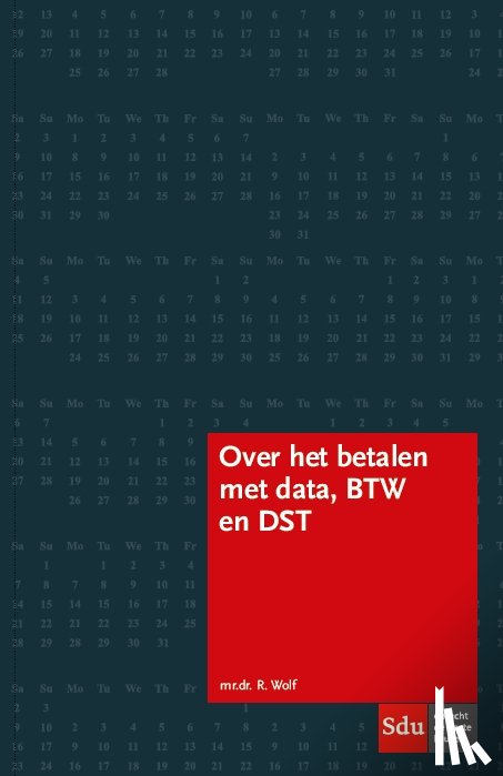 Wolf, Redmar - Over betalen met data, btw en DST