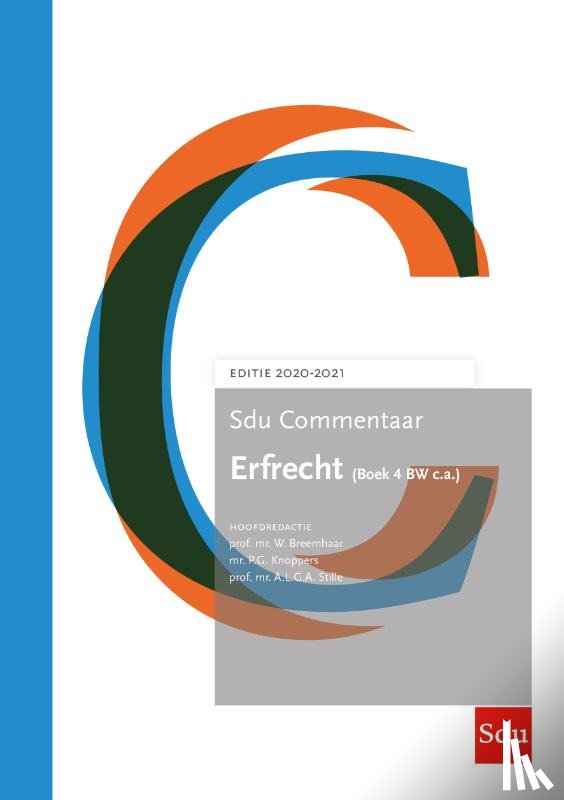  - Sdu Commentaar Erfrecht (Boek 4 BW c.a.) 2020-2021