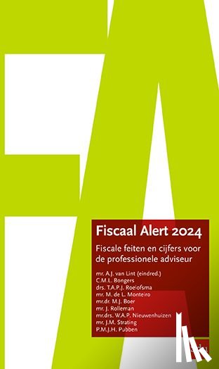 Lint, A.J. van - Fiscaal Alert 2024