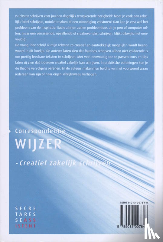 Winterkamp, Judith, Kolk, Paula van der - Correspondentie wijzer