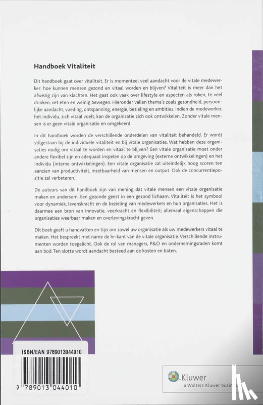 Diehl, P.J., Stoffelsen, J.M., Wijlhuizen, E. - Handboek Vitaliteit