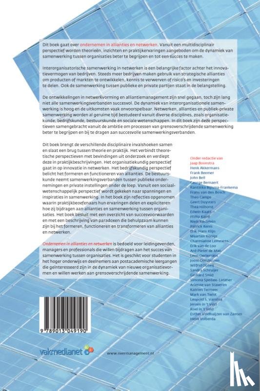  - Ondernemen in allianties en netwerken