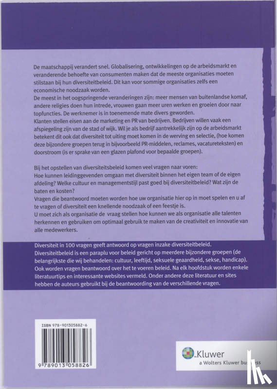 Diehl, P.J., Stoffelsen, J.M. - Diversiteit in 100 vragen