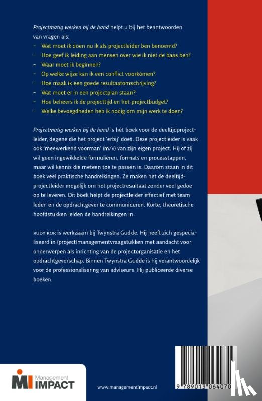 Kor, R., Ria Harmelink Journalistieke Producties - Projectmatig werken bij de hand