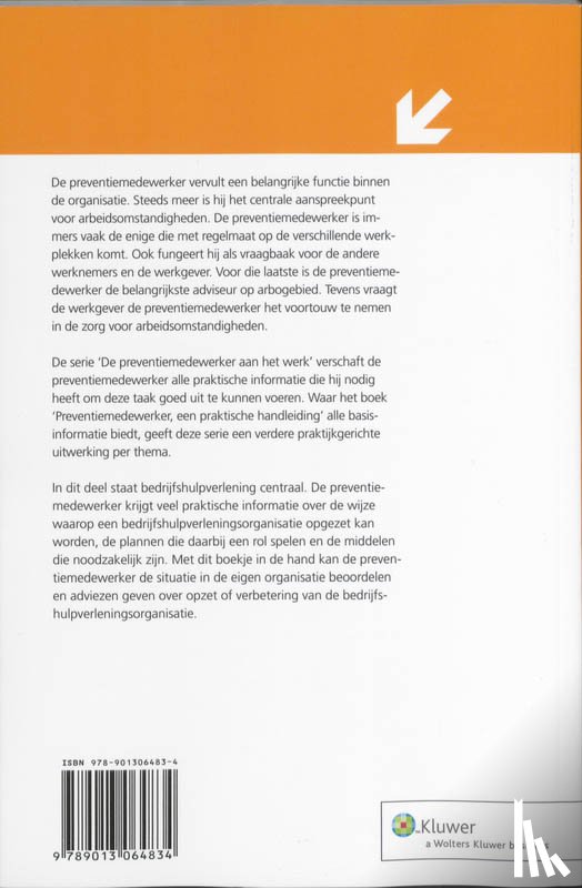 Diehl, P.J., Koenders, H. - De preventiemedewerker aan het werk