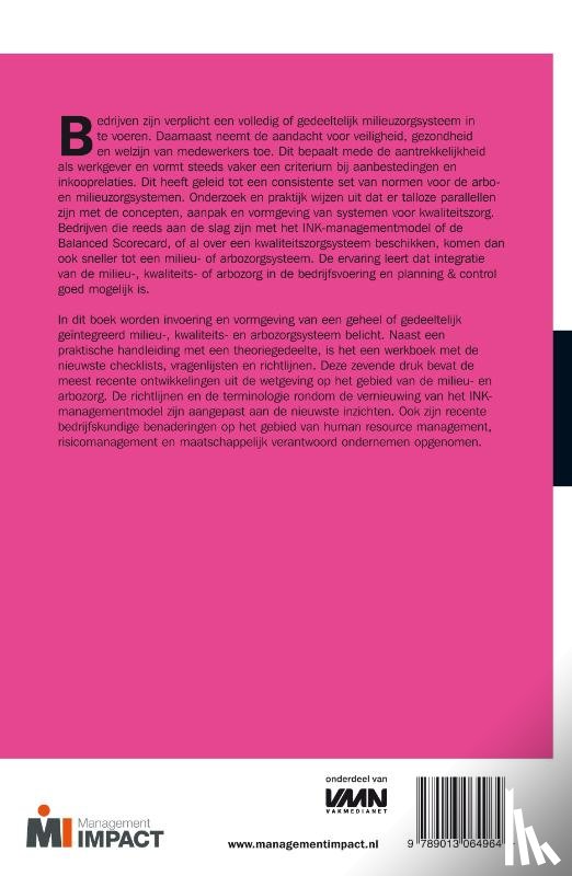 Maas, J.G.V., Doeleman, H.J. - De Kwaliteit van Milieu-en Arbo-Zorg