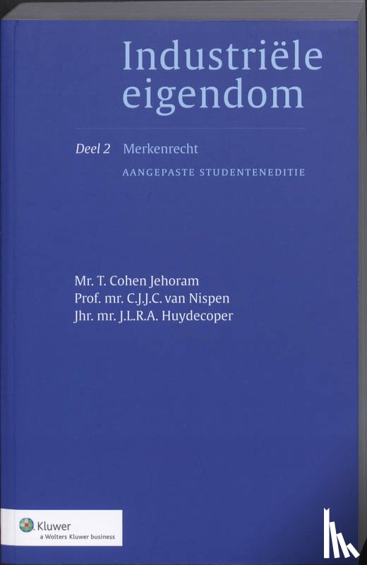 Cohen Jehoram, T., Nispen, C.J.J.C., Huydecoper, J.L.R.A. - 2 merkenrecht