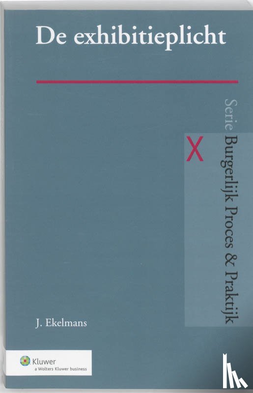 Ekelmans, Jan - De exhibitieplicht