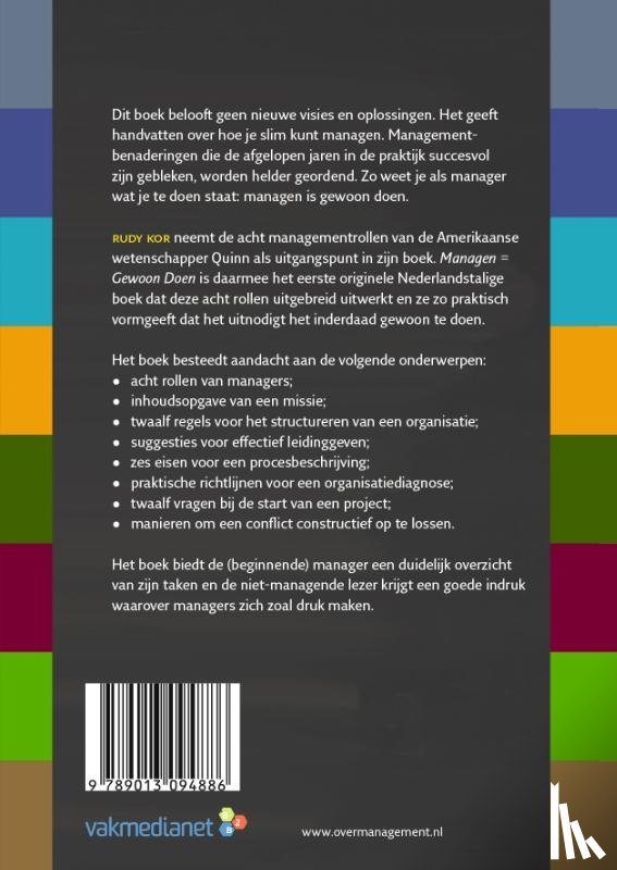 Kor, Rudy - Managen - Gewoon doen