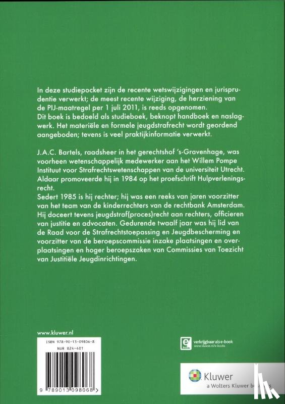 Bartels, J.A.C. - Jeugdstrafrecht