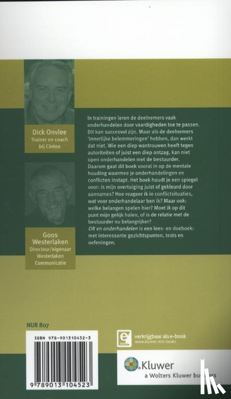  - OR en onderhandelen