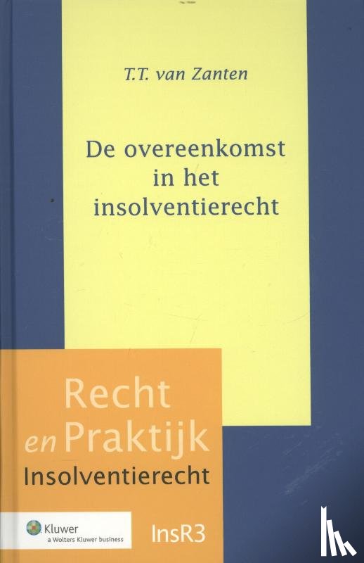 Zanten, Thijs Tiemen van - De overeenkomst in het insolventierecht