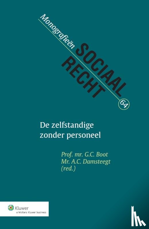 Boot, G.C., Damsteegt, A.C., Cremers-Hartman, E., Marwijk Kooy, A.G. van - De zelfstandige zonder personeel