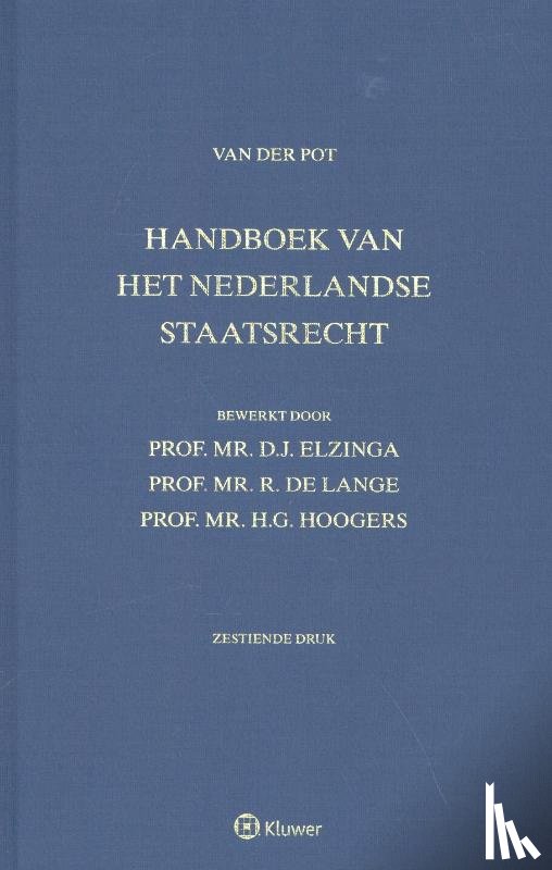 Pot,  van der - Handboek van het Nederlandse staatsrecht, Van der Pot