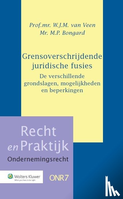Veen, W.J.M. van, Bongard, M.P. - Grensoverschrijdende juridische fusies