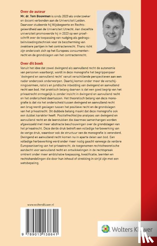 Bouman, T. - Dwingend en aanvullend recht