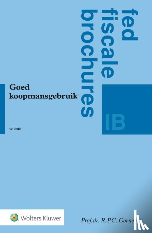 Brüll, D., Zwemmer, J.W., Cornelisse, R.P.C. - Goed koopmansgebruik