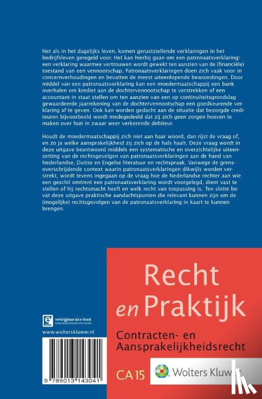 Leber, L. - De patronaatsverklaring